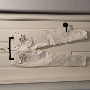 LA Idol White Jeans